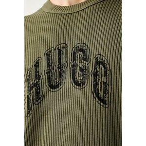 HUGO Blue пуловер мъжки от памук Showdy (50564233)