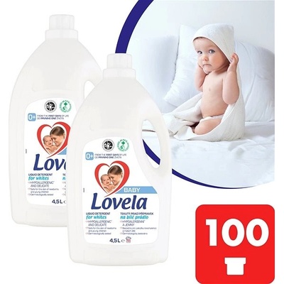 Lovela gel Baby na bílé prádlo 2 x 4,5 l 100 PD