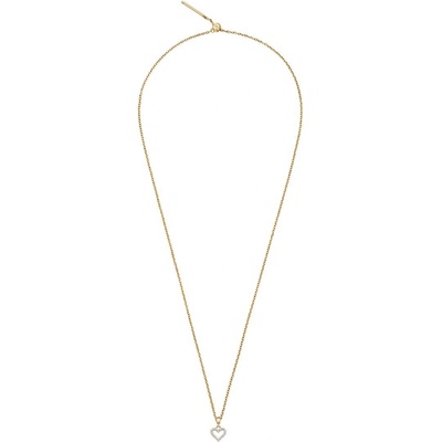 Daniel Wellington Висулка с кристали Daniel Wellington Charm Heart White Crystal (DW00400432)