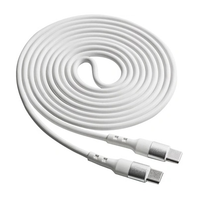 Akyga AK-USB-41 1, 8 м кабел за пренос на данни и зареждане Type C - Type C white (AK-USB-41)