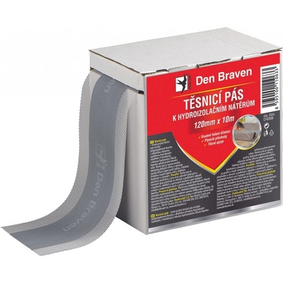 Den Braven Těsnicí pás Profi Těsnicí pás Profi, 120 mm x 10 m, šedá