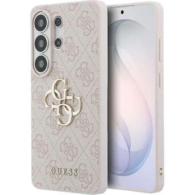 GUESS Калъф GUESS, PU 4G Metal Logo за Samsung Galaxy S26 Ultra, розов (GUHCS26L4GMGPI)
