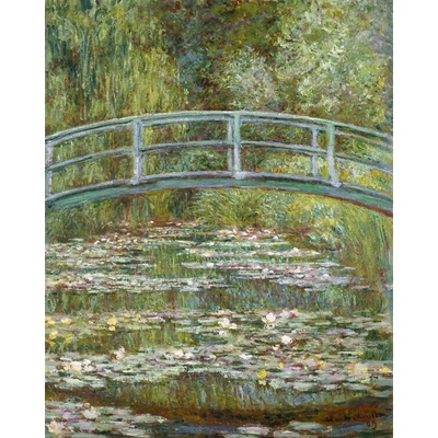 Plakát, Obraz - Rybník s lekníny, Claude Monet, 30 × 40 cm