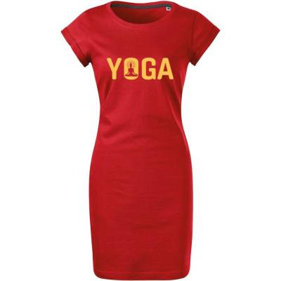 Dámské šaty Yoga červená