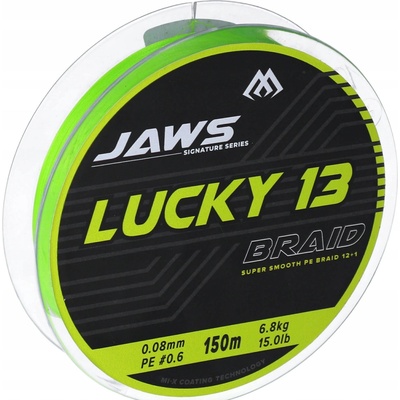 Mikado Pletená Šnúra Jaws Lucky 13 150 m 0,08 mm 6,8 kg