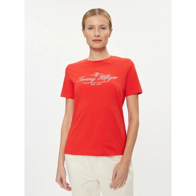 Tommy Hilfiger dámske tričko (SNE) červené