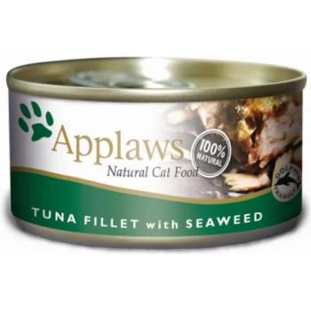 Applaws Tuna Fillet with Seaweed in broth - Месни хапки риба тон и водорасли в бульон 156 гр 2009CE-A