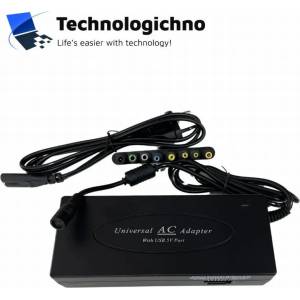  Универсално зарядно за лаптоп 90W 2pin (2446654321616)