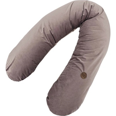 eKoala EKO Vankúš na dojčenie bavlnený Velvet Dark Pink