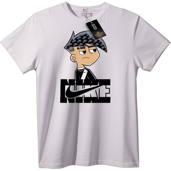 NOONEBRAND Тениска Nike Карикатурен Герой - 2XL, White