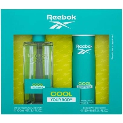 Reebok Cool Your Body EDT 100 ml + parfémovaný telový sprej 150 ml darčeková sada