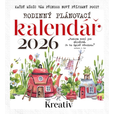 Kreativ Rodinný plánovací 2026 – Zboží Mobilmania