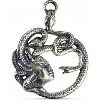 Drakkaria MEDUSa antický stříbrný přívěsek P35637