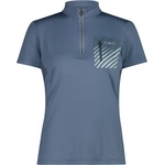 CMP Дамска фланелка с къс ръкав за колоездене CMP Women's Breast Pocket T-Shirt Free Bike Cycling jersey - Space - размер 38 (EU) (156-2464-1213)