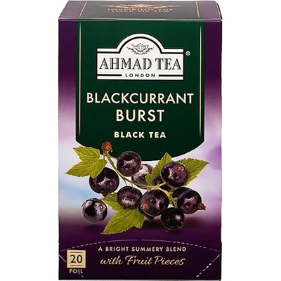 Ahmad Tea černý čaj Blackcurrant Burst 20 x 2 g