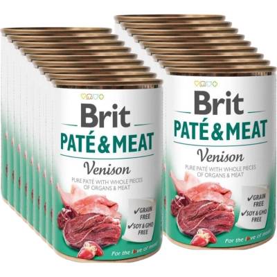 Brit Брит пате и месо олен 18x400г