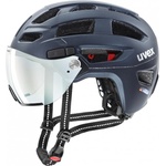 uvex Каска за велосипед Uvex Finale Visor Vario Bike helmet - Deep Space Matt / FM Blue - размер 52-57 cm (851-0856-0311)