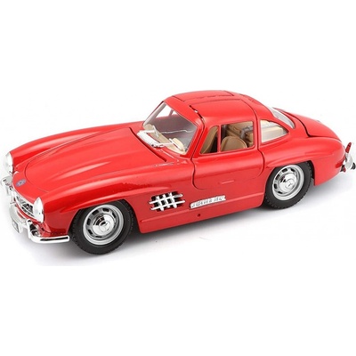 Bburago Mercedes Benz 300 SL 1954 červená 1:24