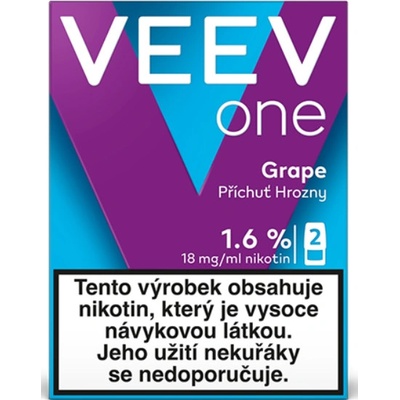 VEEV ONE náplň Grape 18mg 2ks
