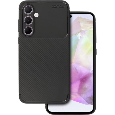 Samsung Кейс Carbon Elite, за Samsung Galaxy A35 5G, Защита около камерите, Черен (3721)