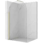 Mexen Kioto-Q Панел за душ Walk-in 120 x 200 см, прозрачен 8 мм, злато - 800-120-101-50-00-Q (800-120-101-50-00-Q)