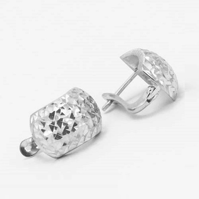 Zlatnictví U Kostela náušnice půlkroužky s jemnou rytinou 182588287