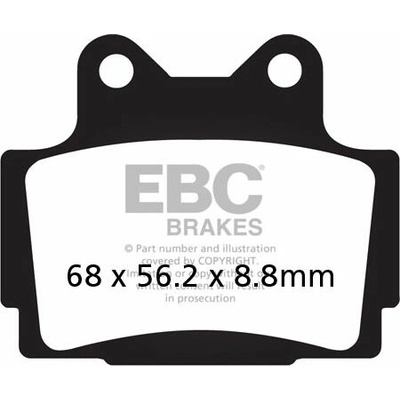 EBC Brzdové doštičky FA104