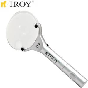 TROY Лупа с 2 бр. светодиоди (t 28900) - suneuropa