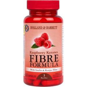 Holland & Barrett Raspberry Ketones | Fibre Formula [60 капсули]