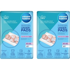 Canpol Подложка за повиване Canpol babies - 2 х 10 броя (2x 78/006C) - baby