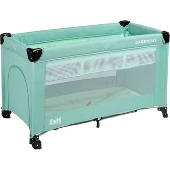 Caretero Сгъваема кошара с падаща страна Caretero - Esti, зелена (TERO-3303)