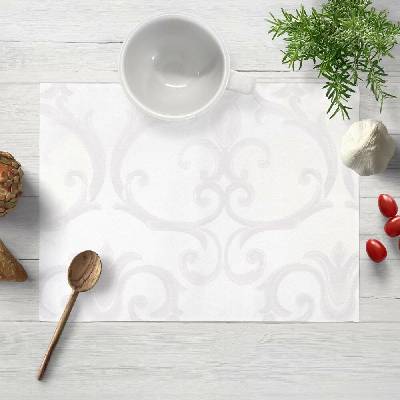 Biante prostírání Monako PM-125 Velký zámecký vzor bílý 30x40 cm