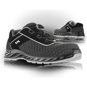 VM Footwear Vm footwear minneapolis 2255-s3 esd / Предпазни обувки esd s3, boa - черно/сиви 40 (2255-s3esd-40)