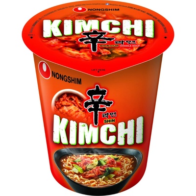 Nong Shim NongShim Cup instantní nudlová polévka Kimchi v kellímku 75 g
