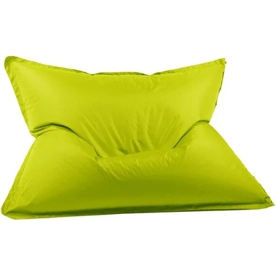 Pufrelax Пуф Голяма възглавница, 350л. , Magic Pillow - Green Neon, Перящ се калъф, За открито, EPS перли (PUF-G-MP-TEX-GRNE)