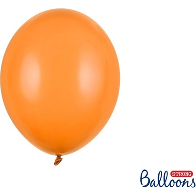 STRONG BALLOONS BALÓNKY pastelové 27 cm oranžové