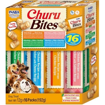 Churu Inaba Bites dog snack multipack 16 x 12 g