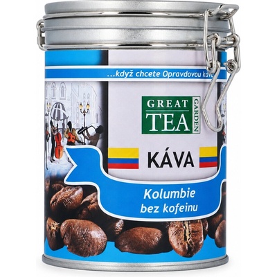 Great Tea Garden Káva Kolumbie bez kofeinu mletá 200 g