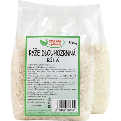 IPJ Natur rýže dlouhozrnná bílá 0,5 kg