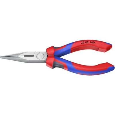 Knipex 25 02 160 pro elektroniku a jemnou mechaniku ploché jehlové kleště rovné vanadová elektrikářská ocel 160 mm