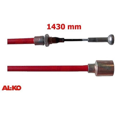 AL-KO Lanovod brzdový Profi Long life 1430/1626 mm rychlomont. s čočkou