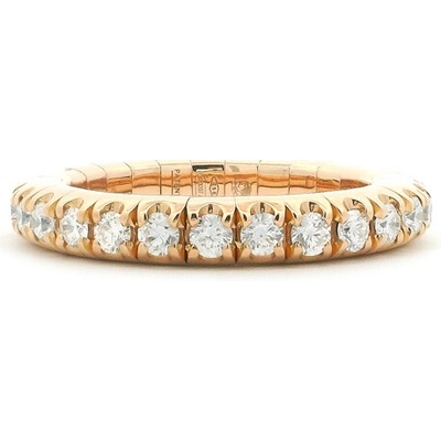 Eternity prsten růžového zlata s diamanty 2011890