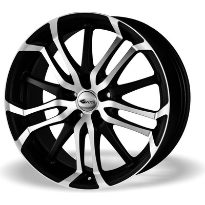 Brock B26 7,5x17 5x100 ET38 matt black polished – Hledejceny.cz