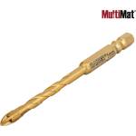 Raider Свредло MultiMat 4Cut TIN Hex 1/4" O5x97 mm (159941) (159941)