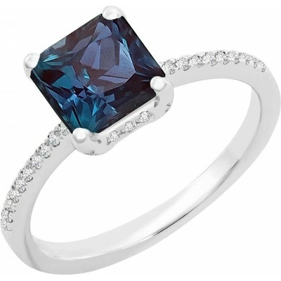 Eppi Prsten s lab grown alexandritem a diamanty Kip R47561