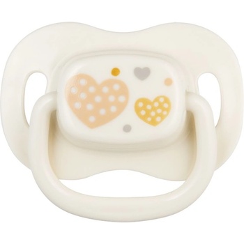 Canpol Силиконова залъгалка Canpol - Newborn Baby, 0-6 месеца, бяла (22/580_bei)