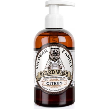 Mr. Bear Family Citrus šampon na vousy 250 ml