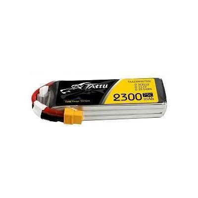Батерия TATTU 2300mAh 11.1V 75C 3S1P Lipo Battery Pack with XT60 TAA23003S75X6 (TAA23003S75X6)