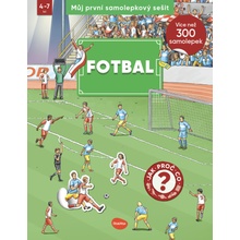 Můj první samolepkový sešit fotbal