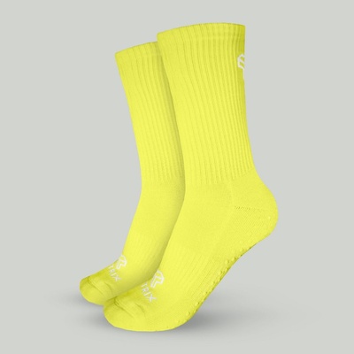 GymBeam STRIX Функционални чорапи Crew Chartreuse XL